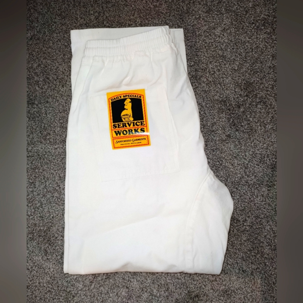 Service Works Pant, Xl, Off White